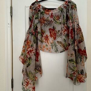 100% Polyester Crop Top